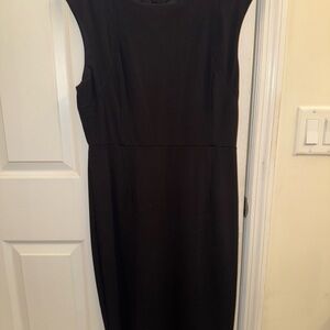 Express Elegant Black Sleeveless Midi Dress